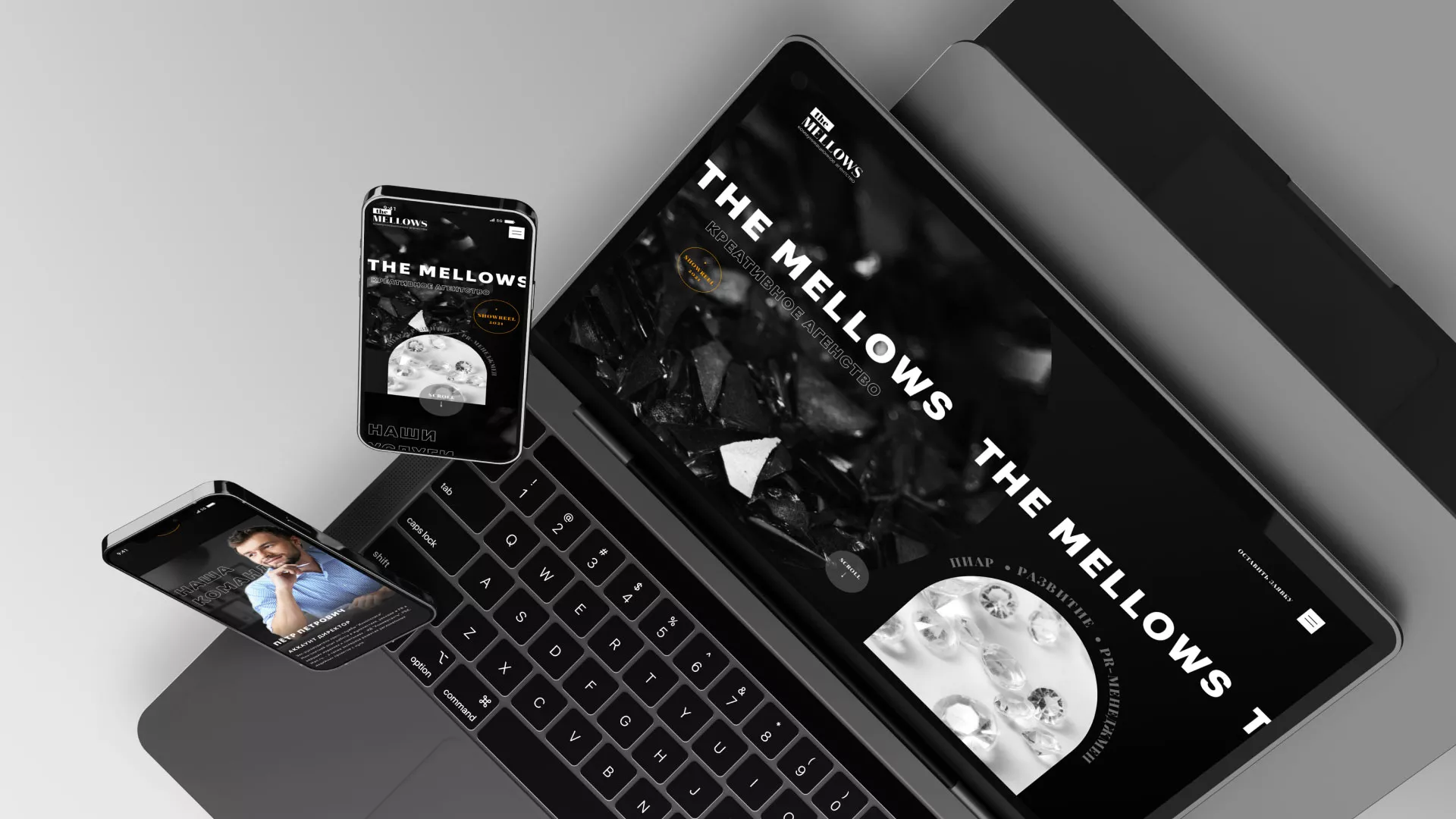 Разработка сайта креативного агентства «The Mellows» в Зарайске