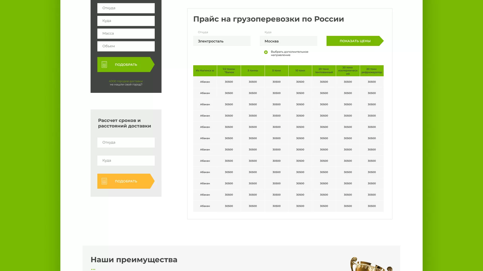 Разработка логотипа и сайта компании «Инком-Логистика» в Зарайске