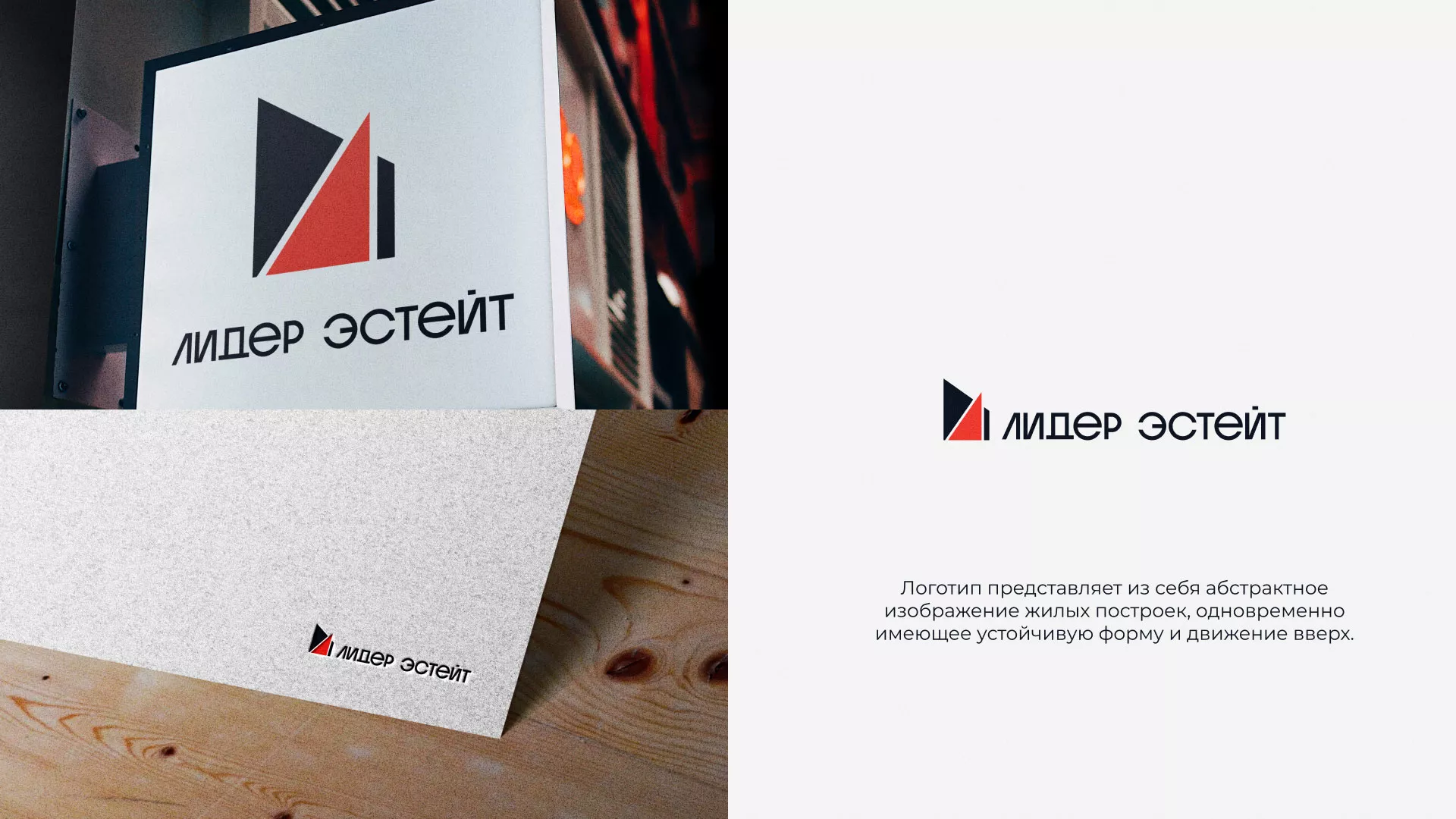 Сделали логотип для агентства недвижимости «Лидер Эстейт» в Зарайске